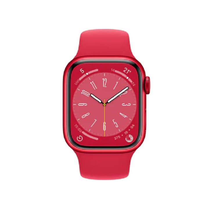 apple watch series 8 41mm red aluminium-front
